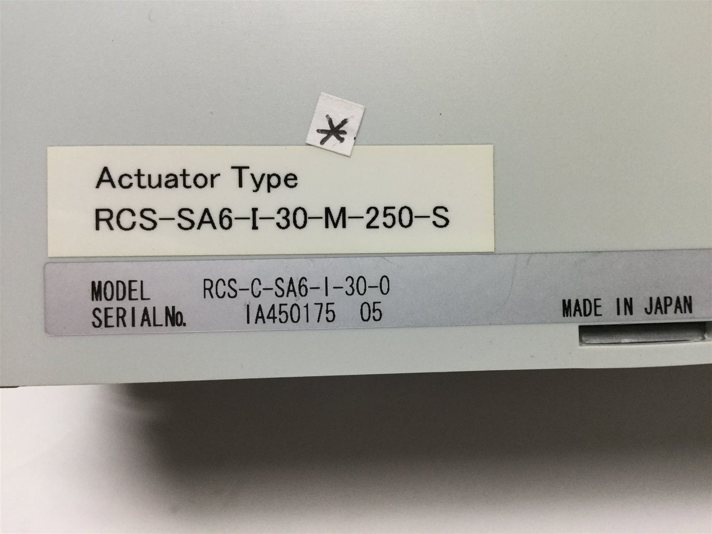 Used IAI RCS-SA6 ROBO Cylinder Linear Ball Screw Actuator System w/ Controller 250mm