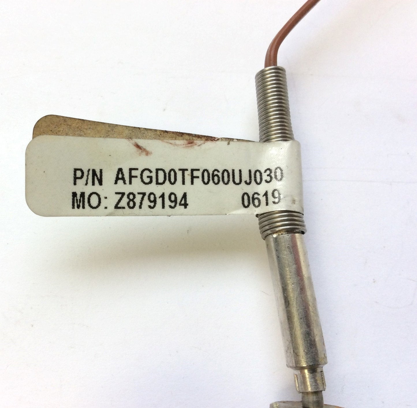 Used Watlow AFGD0TF060UJ030 Thermocouple Stainless Steel Type J, 6", 1/8" Dia, 1200øC