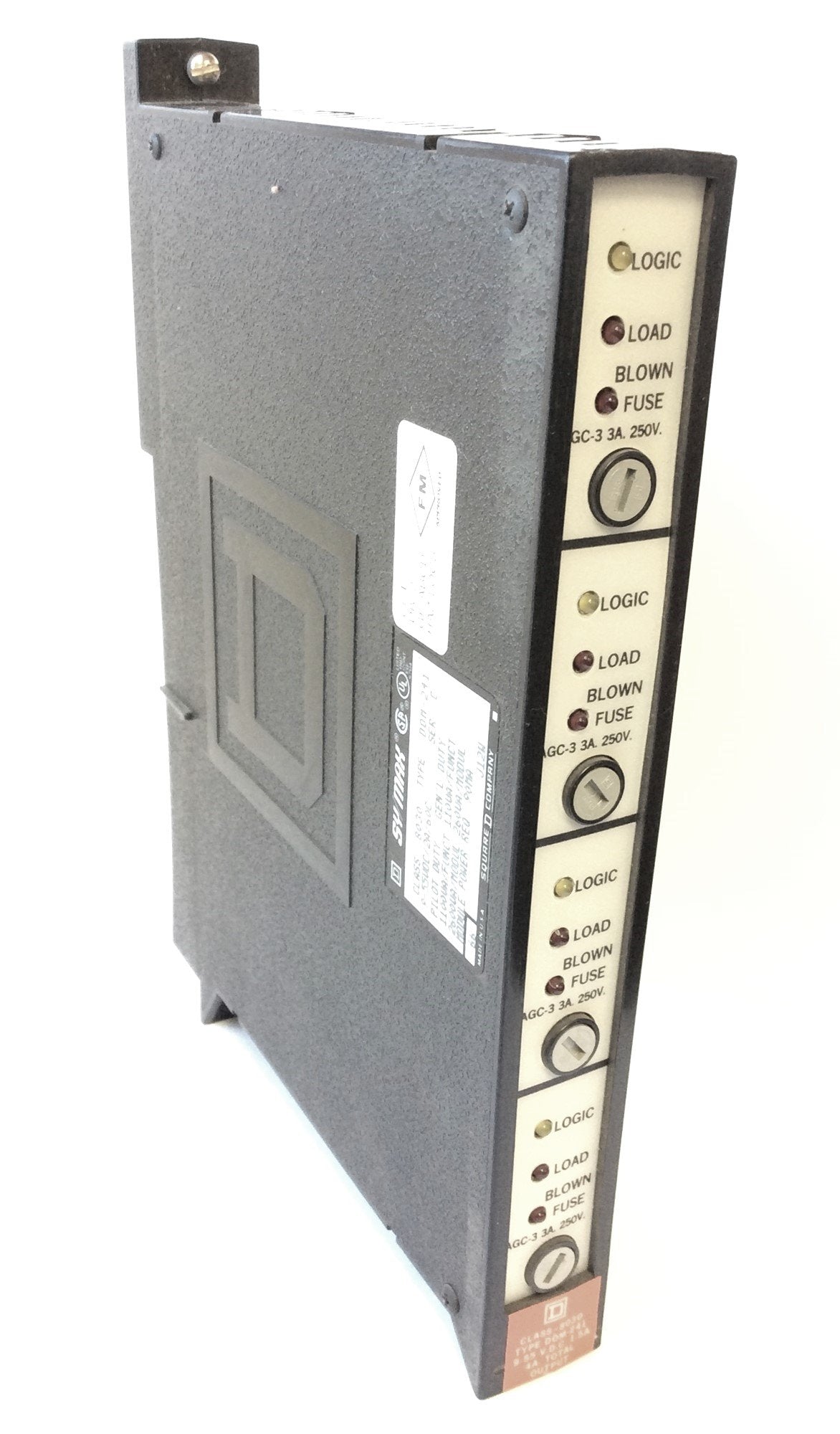 Used Square D DOM-241 Series C Programmable Logic Output Module, Class 8030, 9-55VDC