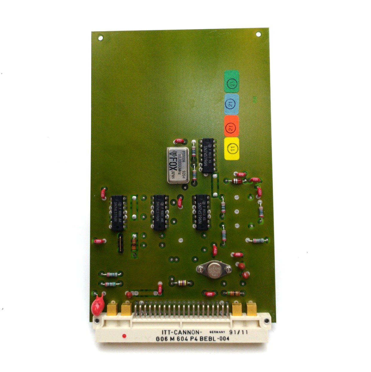 Used Polytec VM301-2200A Laser Vibrometer Master Oszillator Board, DIN Type Connector