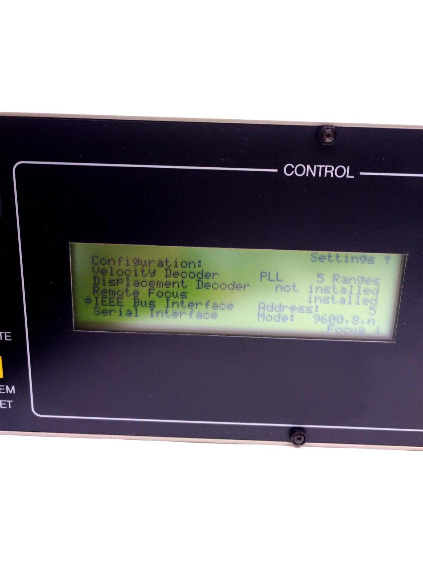 Used Polytec OFV-3000 Laser Vibrometer Controller, Remote Focus, OVD-01 *No Decoder*