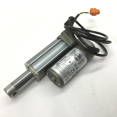 Used Timotion TA2-5A-026140-1121-023-3 Linear Actuator, Voltage: 24VDC, Stroke: 26mm