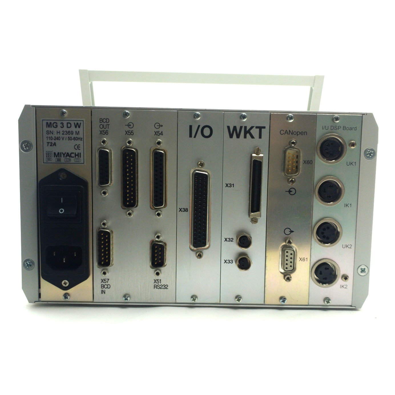 Used MIYACHI PECO MG3D-W MG3 Digital Process Sentry, CF, RS232, 110-240VAC 50/60Hz