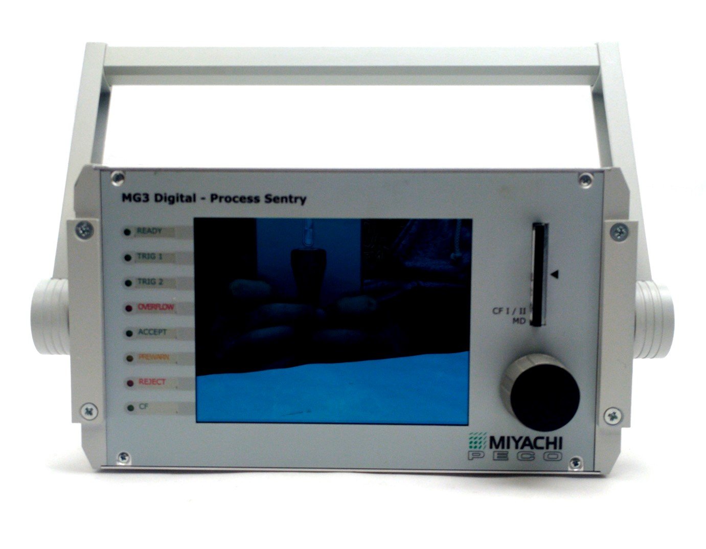 Used MIYACHI PECO MG3D-W MG3 Digital Process Sentry, CF, RS232, 110-240VAC 50/60Hz