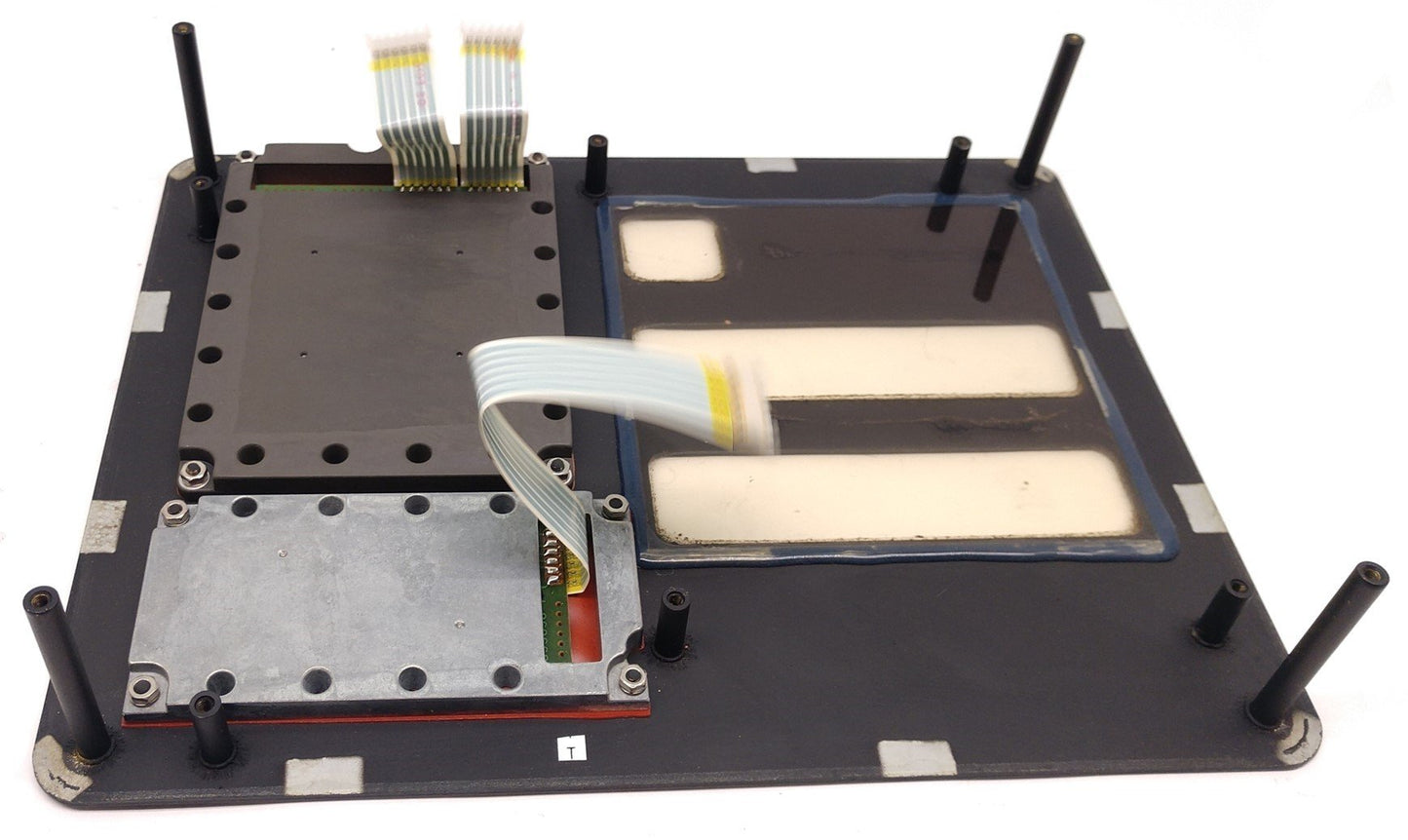 Used Heidenhain Operator Interface Panel, Three Displays,10-3/8" x 8" x 2-1/8"