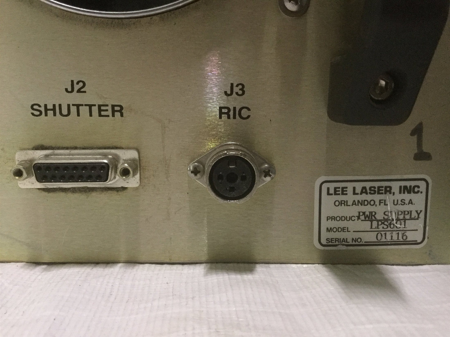 Used Lee Laser LPS 601 Power Supply PWM Laser Control In: 220VAC 60Hz 1-Phase 40A -1