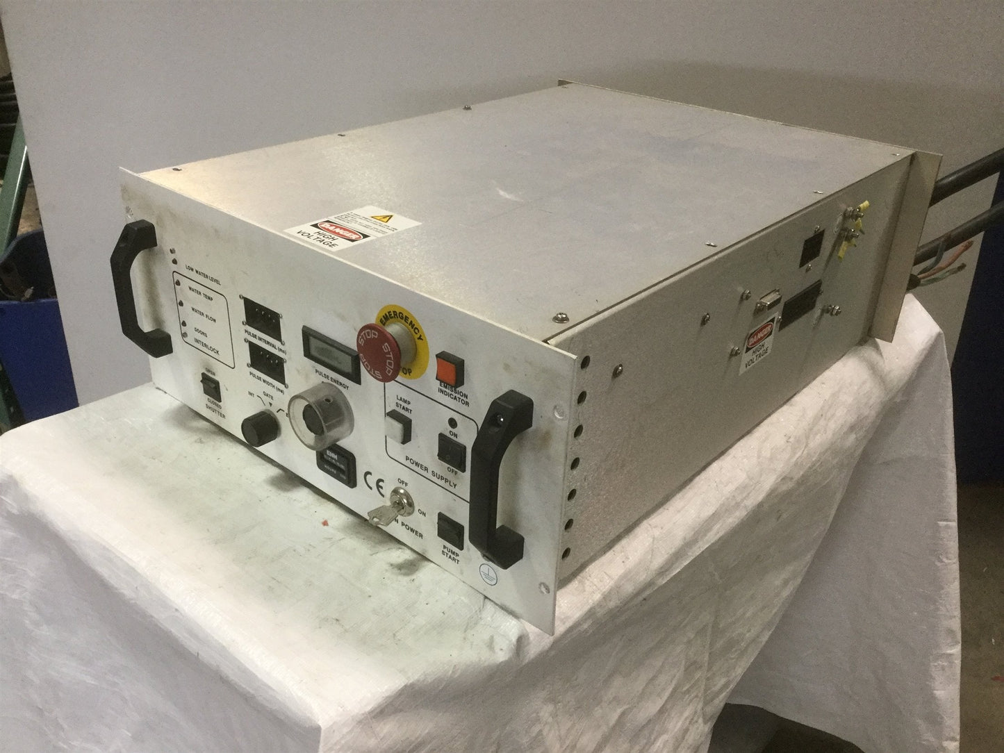 Used Lee Laser LPS 601 Power Supply PWM Laser Control In: 220VAC 60Hz 1-Phase 40A -1