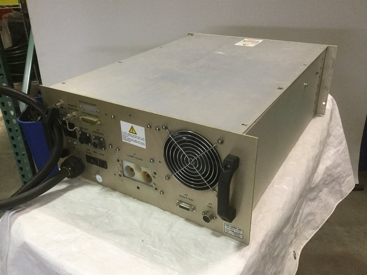 Used Lee Laser LPS 601 Power Supply PWM Laser Control In: 220VAC 60Hz 1-Phase 40A -1