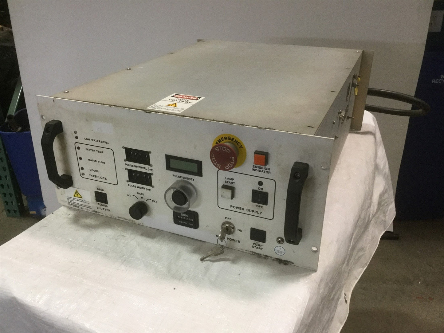 Used Lee Laser LPS 601 Power Supply PWM Laser Control In: 220VAC 60Hz 1-Phase 40A -2