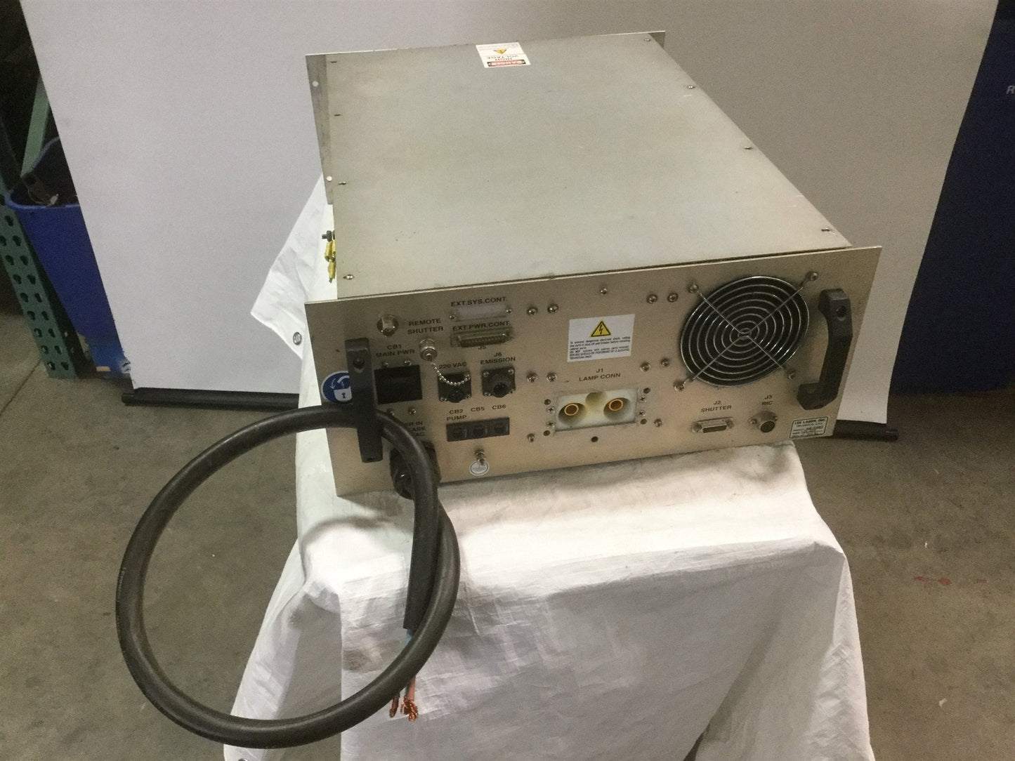 Used Lee Laser LPS 601 Power Supply PWM Laser Control In: 220VAC 60Hz 1-Phase 40A -2