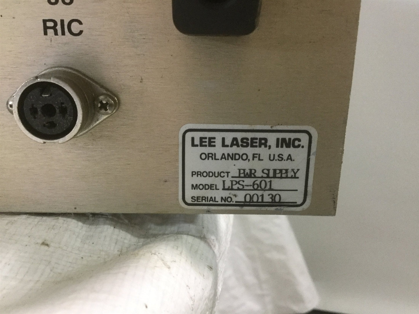 Used Lee Laser LPS 601 Power Supply PWM Laser Control In: 220VAC 60Hz 1-Phase 40A -2