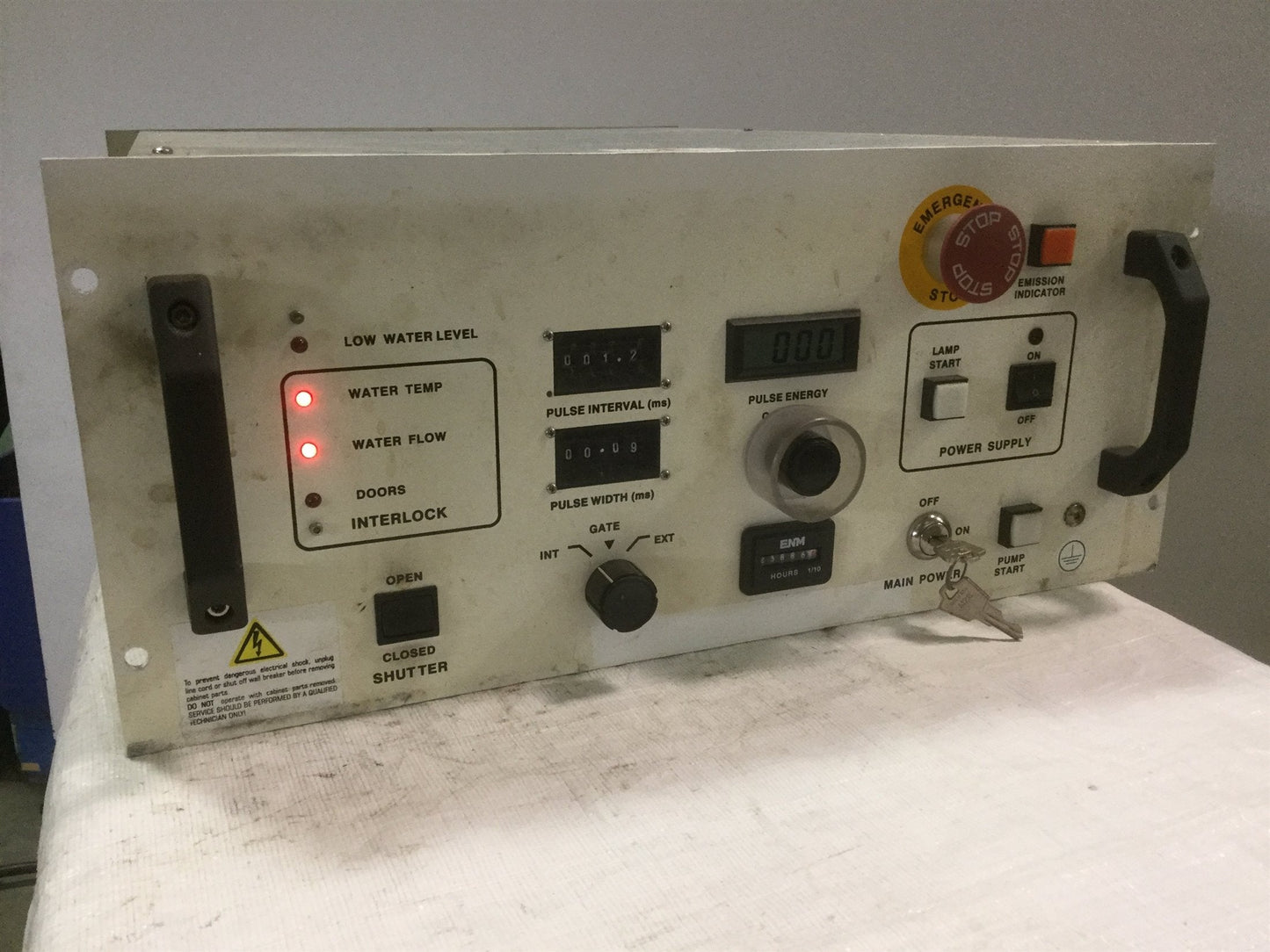 Used Lee Laser 010348-LPL Power Supply PWM Laser Control 220VAC 60Hz 1-Phase 40A -4