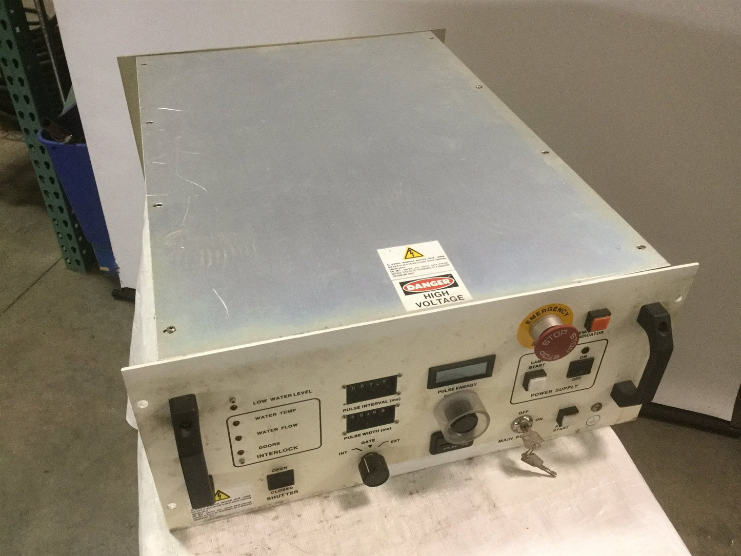 Used Lee Laser 010348-LPL Power Supply PWM Laser Control 220VAC 60Hz 1-Phase 40A -4