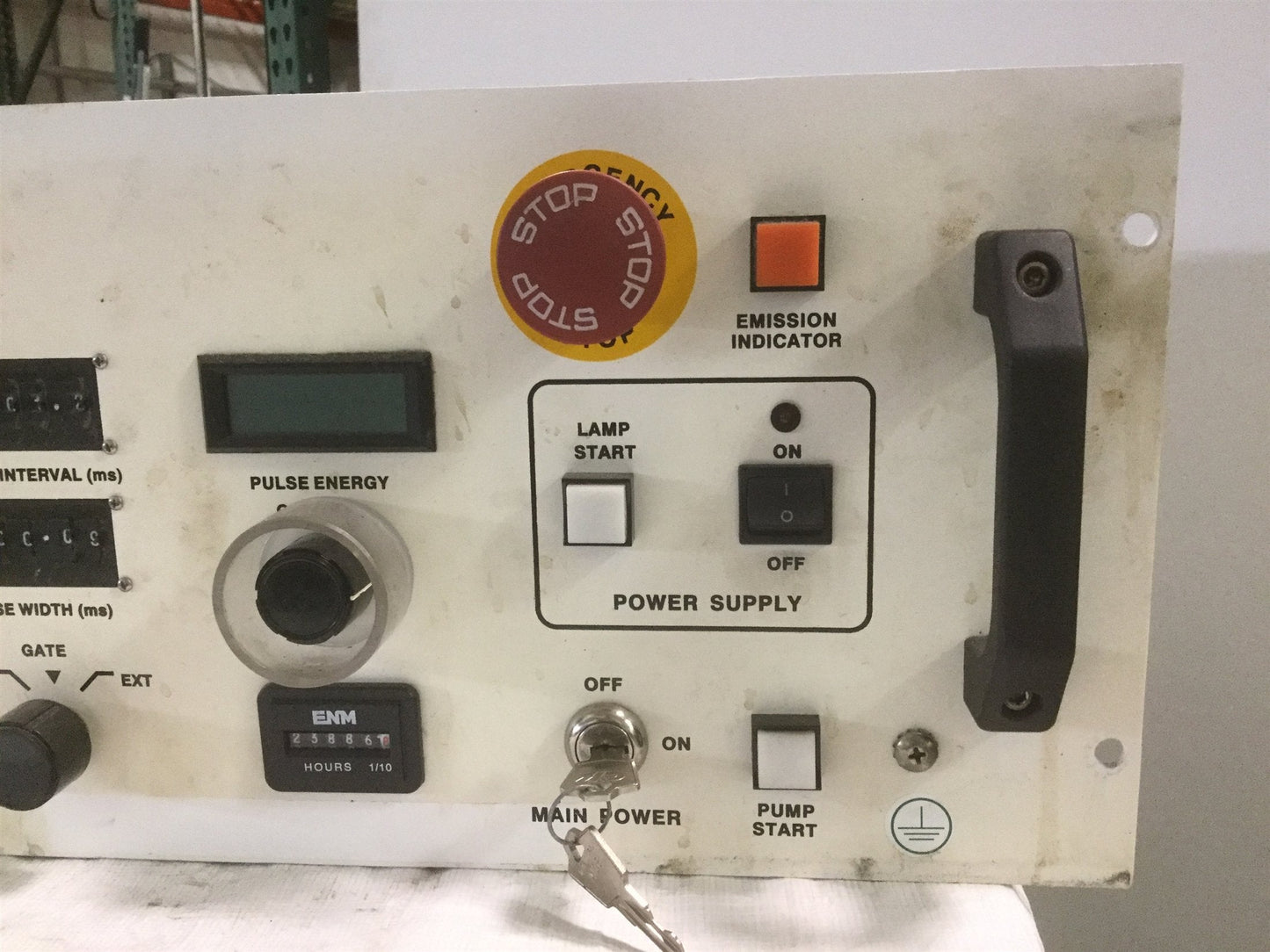 Used Lee Laser 010348-LPL Power Supply PWM Laser Control 220VAC 60Hz 1-Phase 40A -4