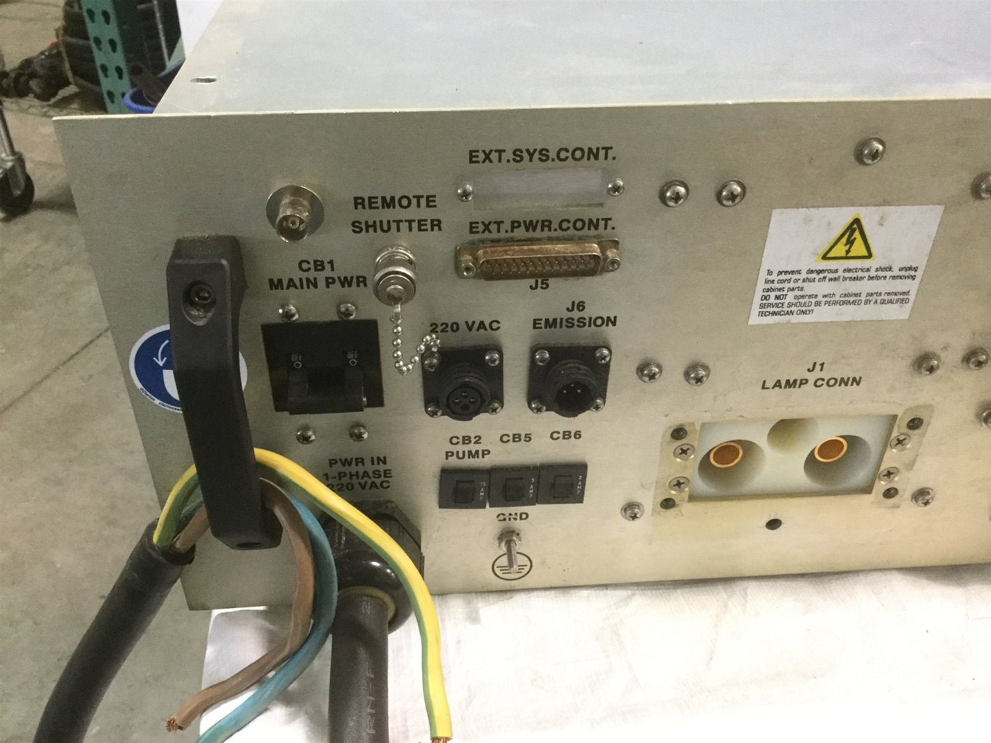 Used Lee Laser 010348-LPL Power Supply PWM Laser Control 220VAC 60Hz 1-Phase 40A -4