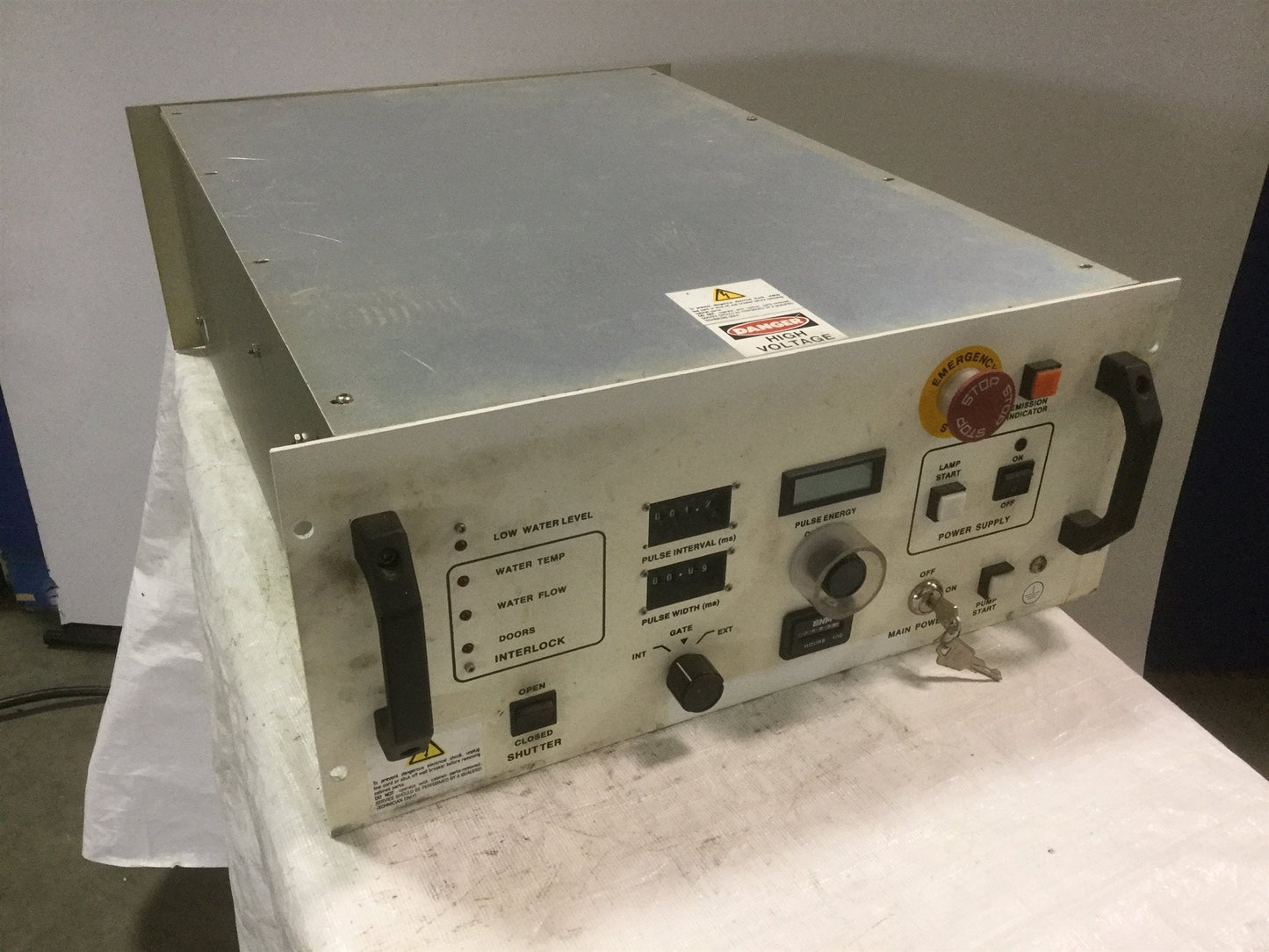 Used Lee Laser 010348-LPL Power Supply PWM Laser Control 220VAC 60Hz 1-Phase 40A -4