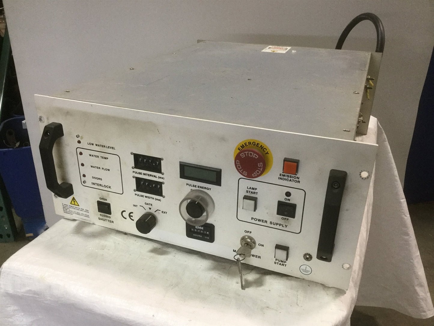 Used Lee Laser 010348-LPL Power Supply PWM Laser Control 220VAC 60Hz 1-Phase 40A -5