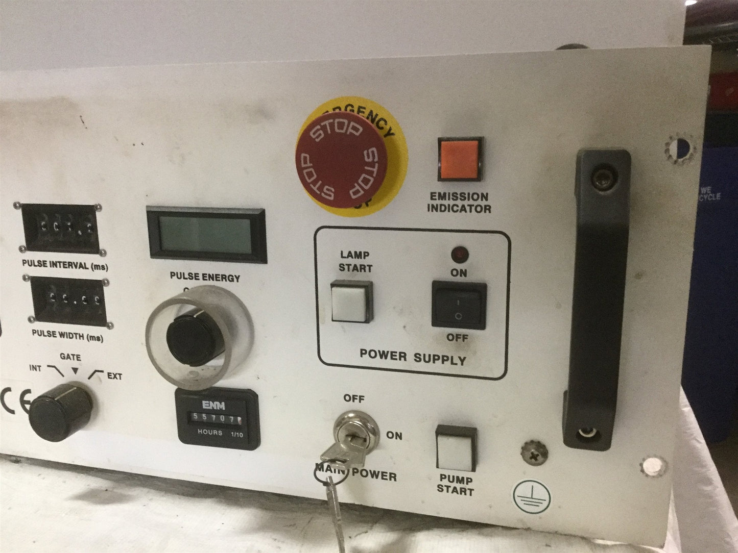 Used Lee Laser 010348-LPL Power Supply PWM Laser Control 220VAC 60Hz 1-Phase 40A -5