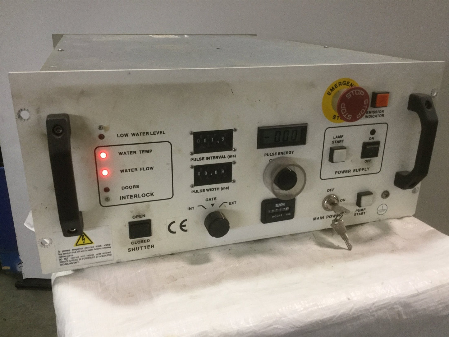 Used Lee Laser 010348-LPL Power Supply PWM Laser Control 220VAC 60Hz 1-Phase 40A -5