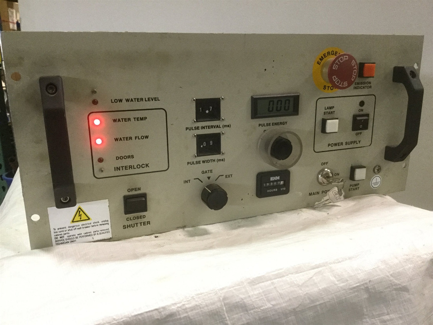 Used Lee Laser 010348-002 Power Supply PWM Laser Control 220VAC 60Hz 1-Phase 40A -6