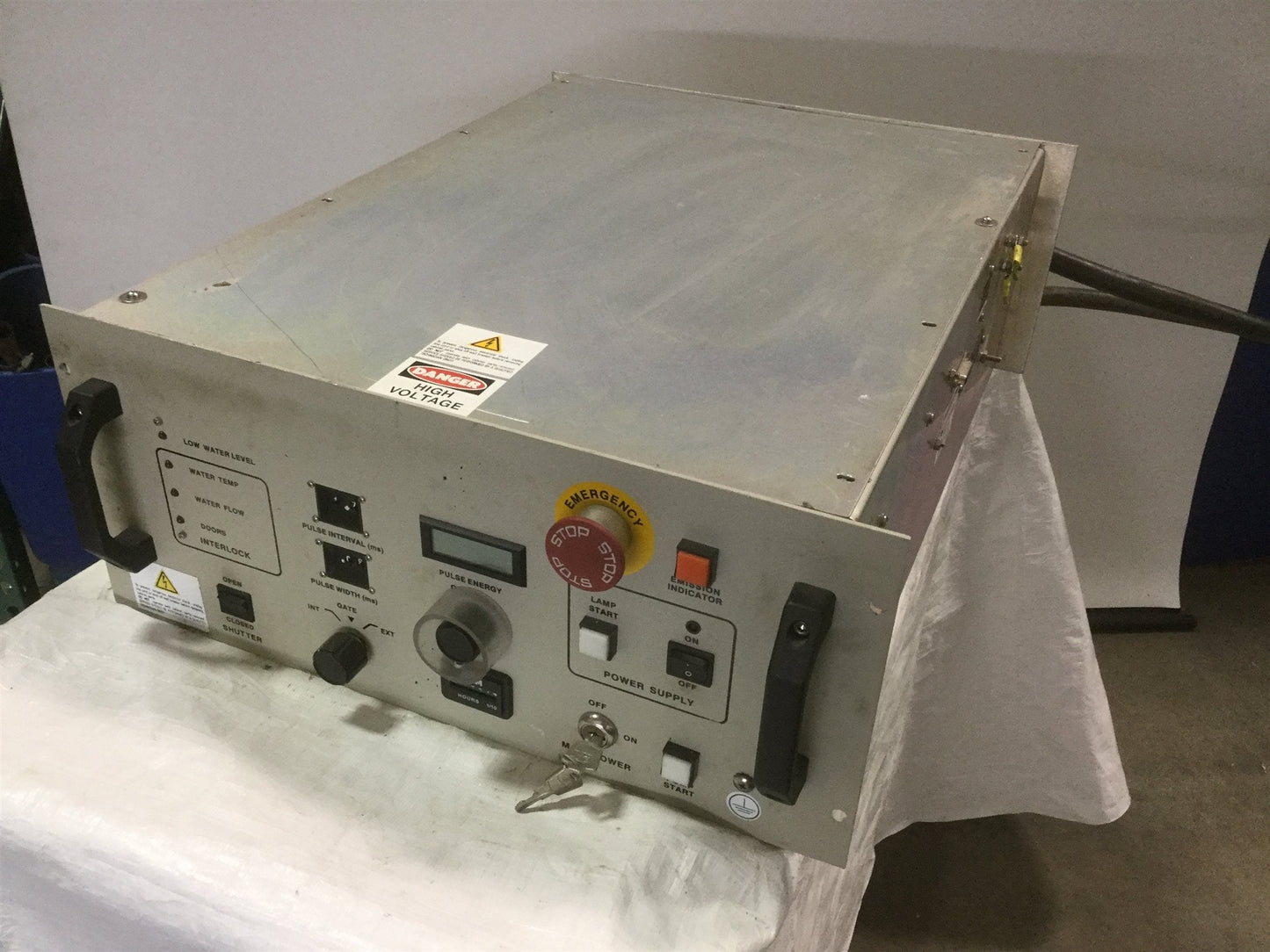 Used Lee Laser 010348-002 Power Supply PWM Laser Control 220VAC 60Hz 1-Phase 40A -6