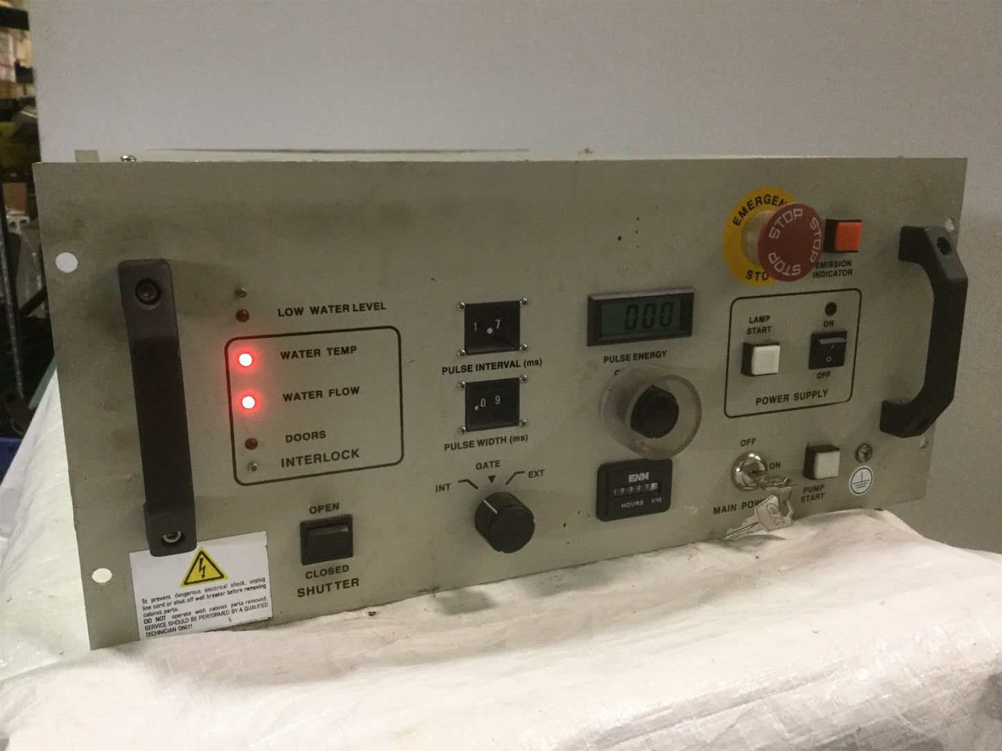 Used Lee Laser 010348-002 Power Supply PWM Laser Control 220VAC 60Hz 1-Phase 40A -6