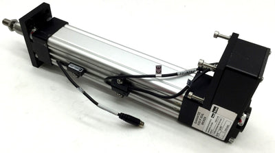 Used Parker ETB32-M10PA90-FMA100-AG01 Electric Cylinder Stroke: 4", 100mm M10-1.25