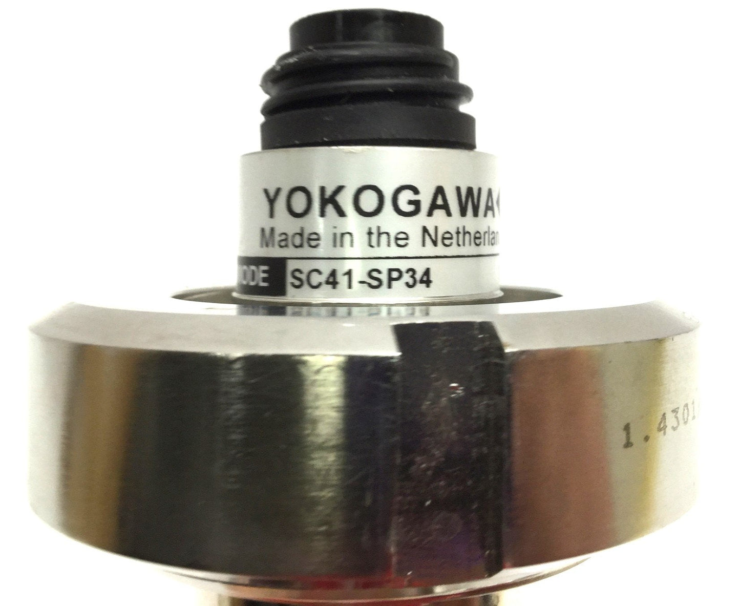 Used Yokogawa FF40-S22 & SC41-SP34 Conductivity Cell & Housing, 0.00990cm-1, 1/2" NPT