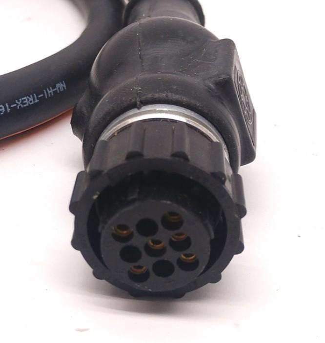 Used Flex Cable FC-CPBM6DF-16AF-M001 Motor Power Cable Size 13-9 Female Connector