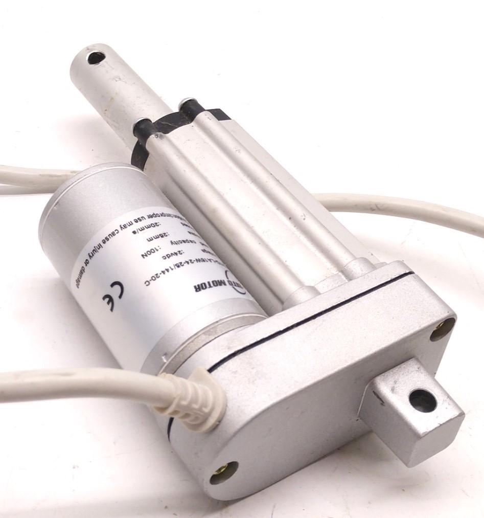 Used SITO MOTOR SITO-LA16W-24-25/144-20-C Linear Actuator, 20mm/s Speed, 25mm Stroke