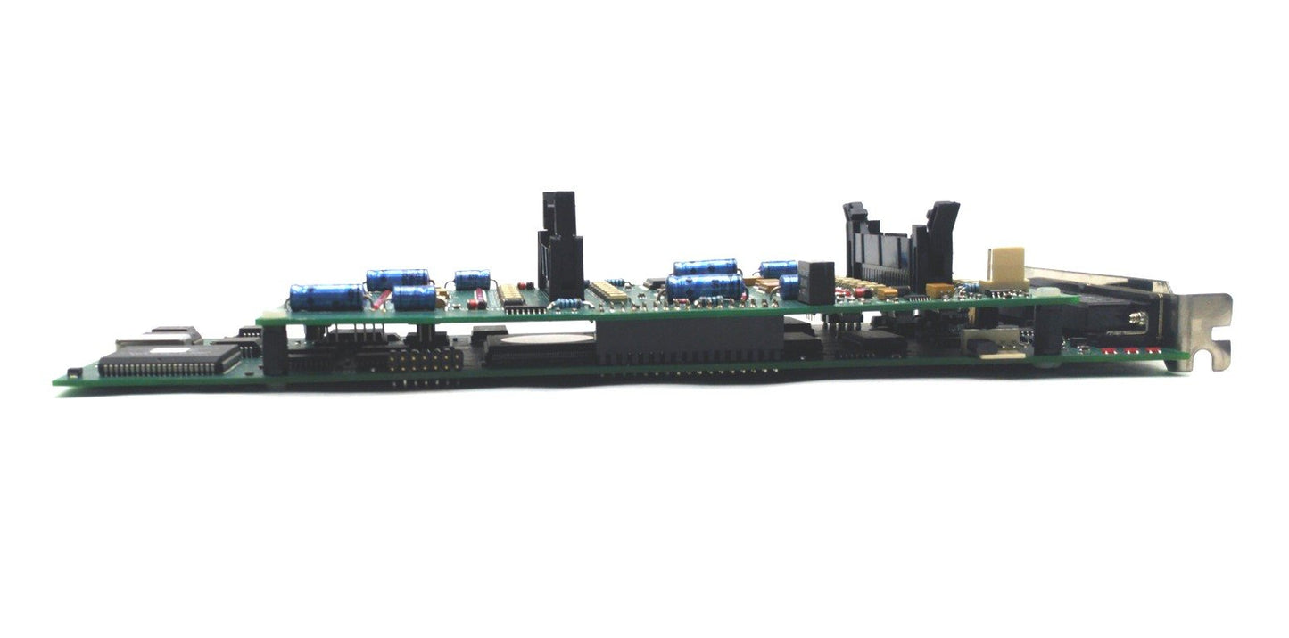 Used Rofin Sinar 796067 & 796057 Laser Control Card, PCI, DB15 M/F, DB37, 4-Pin Round