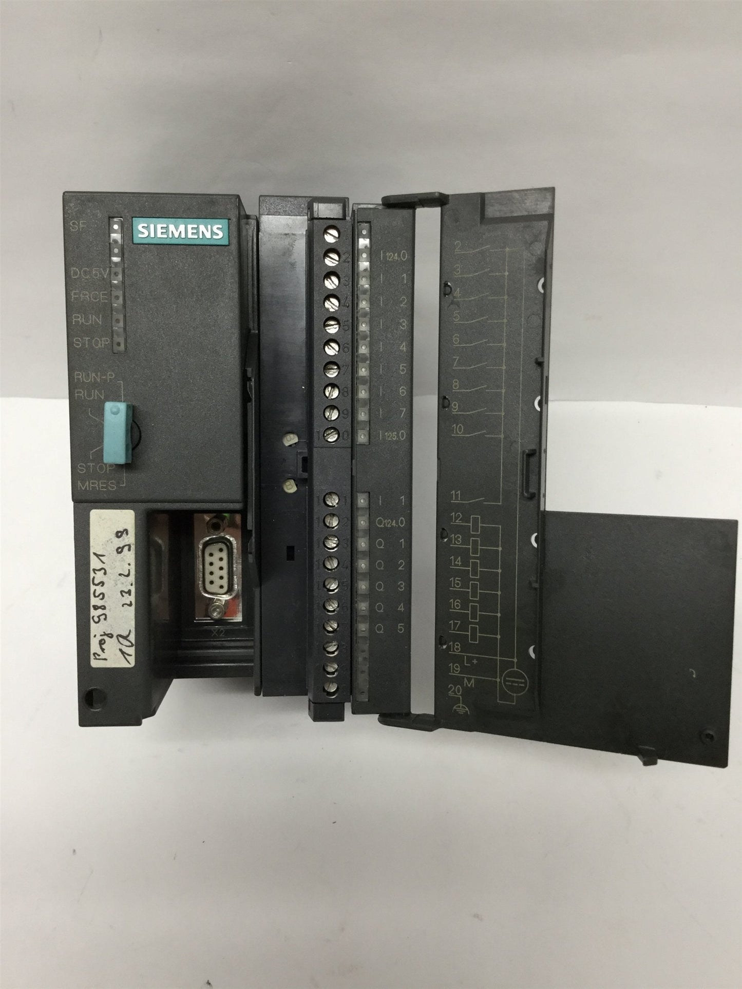 Used Siemens 6ES7 312-5AC01-0AB0 CPU312 Simatic PLC Central Processing Unit 10/6 I/O