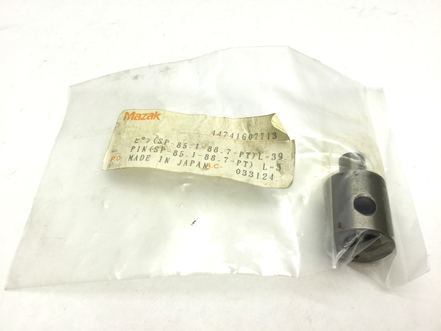 New Mazak 44741607713 Pin SP-85.1-88.7-PT Length: 39mm CNC Machinery