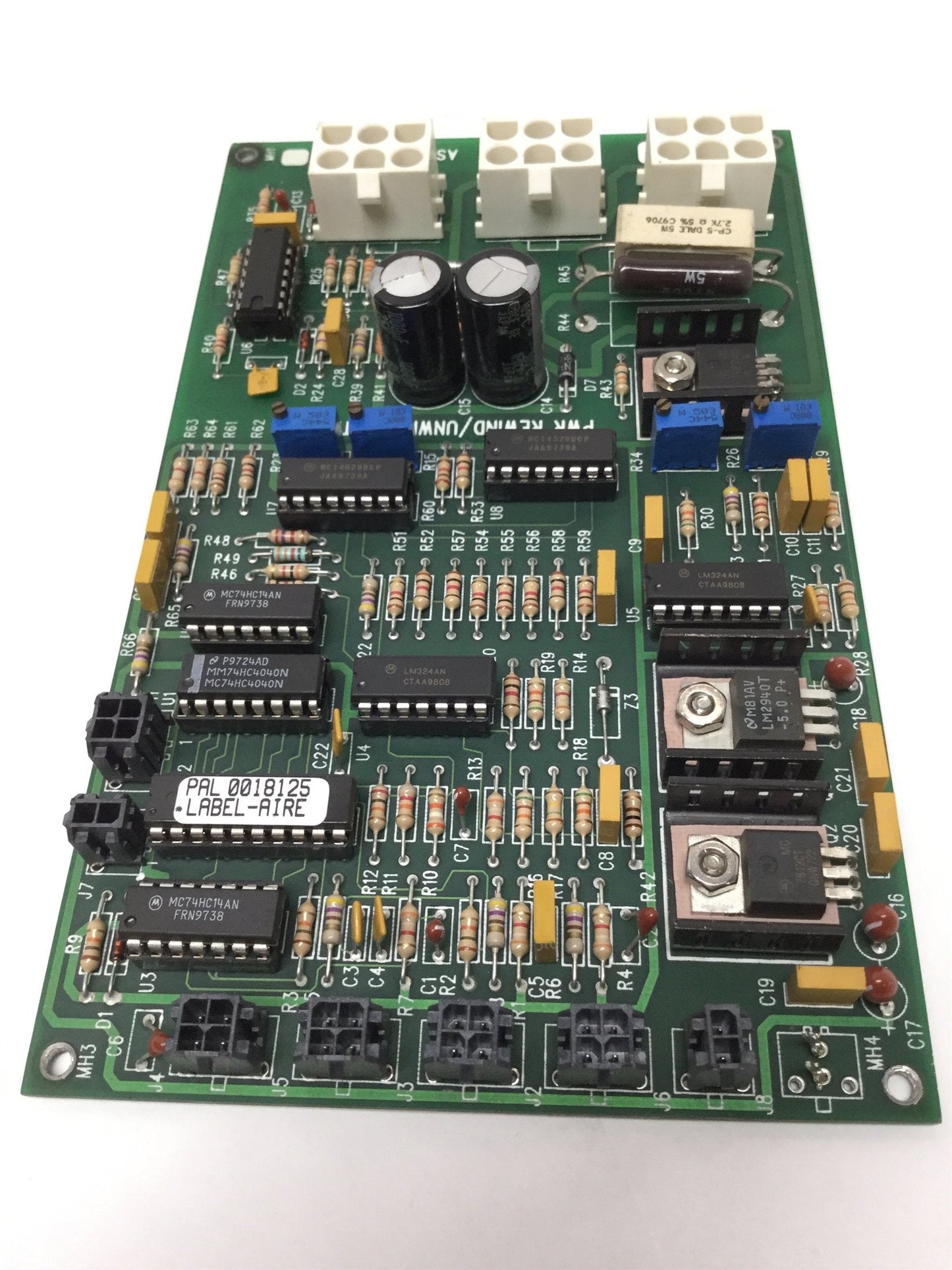 Used Label-Aire 0030181 ECL Unwind/Rewind Control Card Board PCB ASY from 2115CD