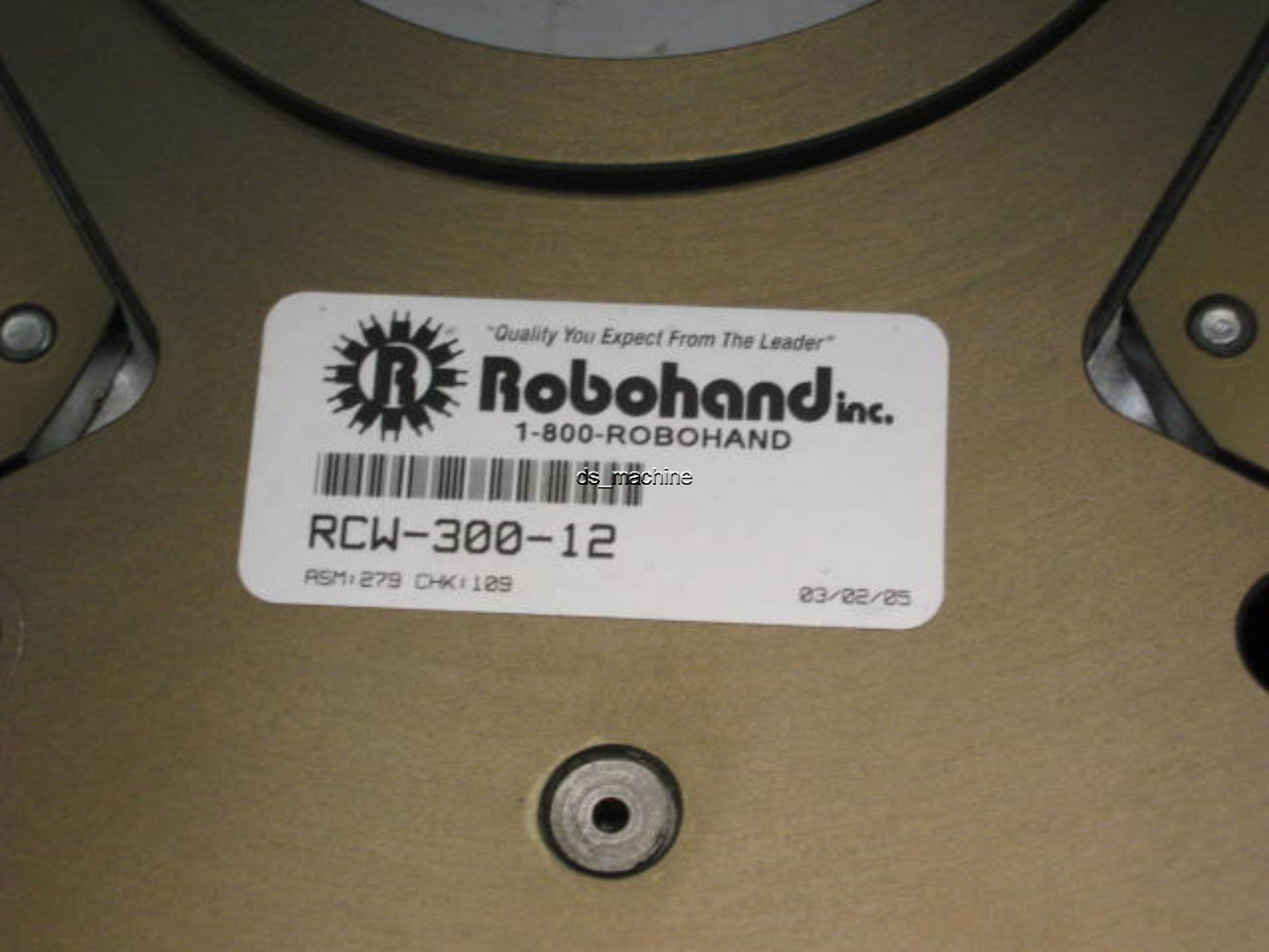 New Robohand RCW-300-12 Compliance Wrist, 330 lbs Payload Cap.