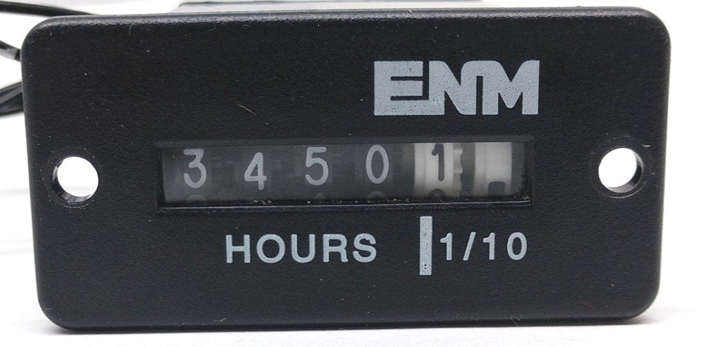 Used ENM T18BH52BC Panel Mount 5 Digit Timer, Input: 115VAC, 60Hz