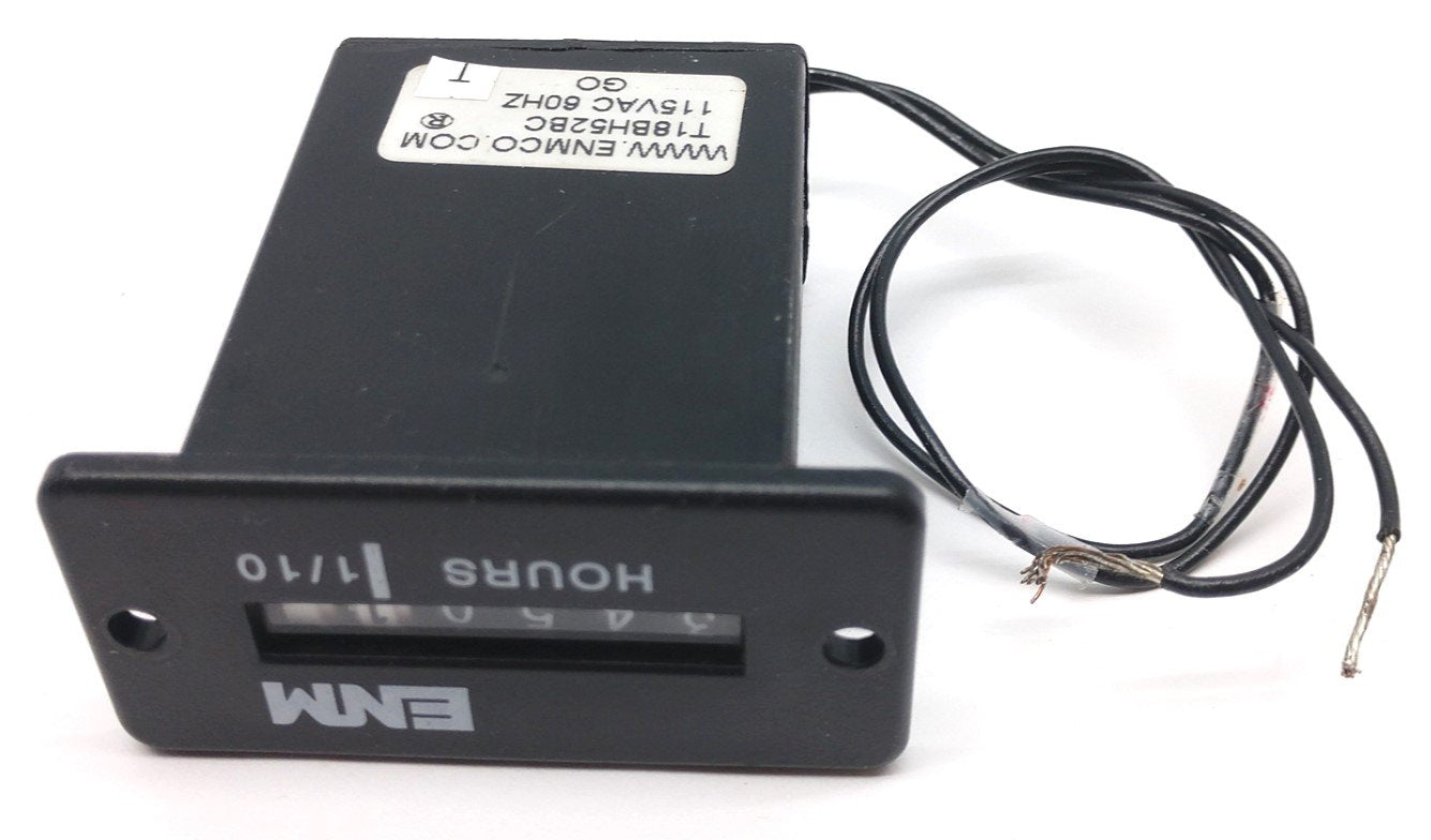 Used ENM T18BH52BC Panel Mount 5 Digit Timer, Input: 115VAC, 60Hz