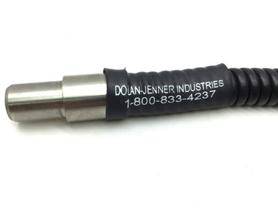 Used Dolan Jenner A3739M Fiber Optic Microscope Ring Light 60mm ID, 15mm In, 36" Long