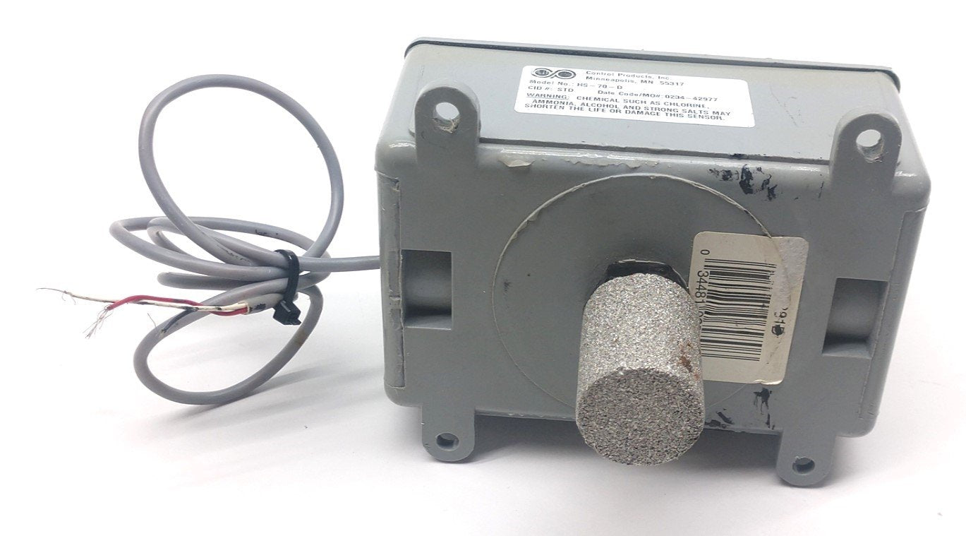 Used Control Products HS-70-D Relative Humidity Sensor, 5-12VDC, PVC, 10-100% Range