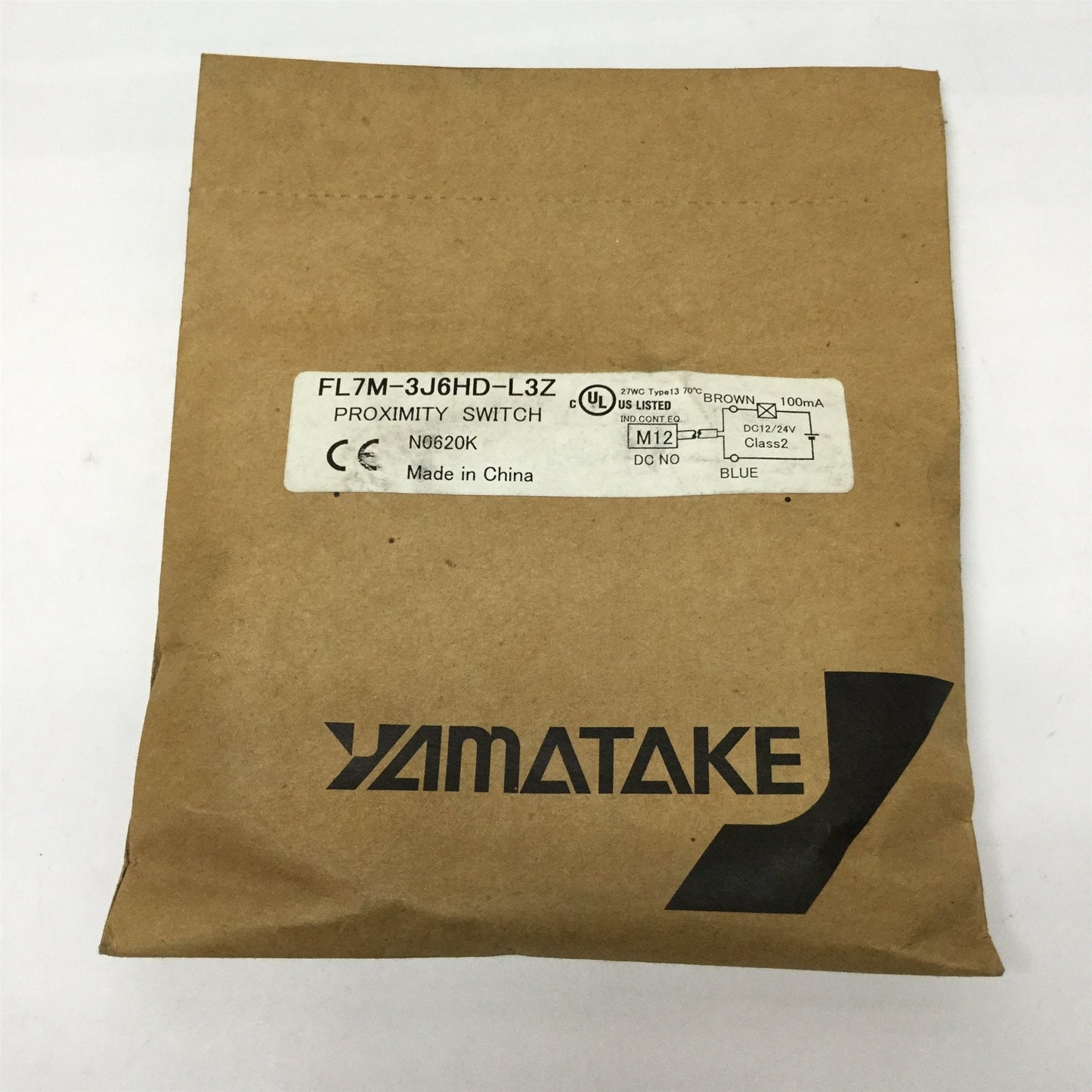 New Yamatake FL7M-3J6HD-L3Z Cylindrical Proximity Sensor Switch, 3mm, 10-30VDC