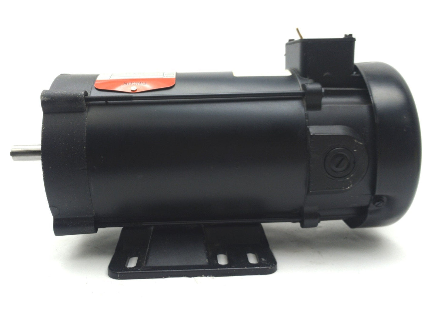 Used Fincor 9207509TFB DC Motor, 56C Frame, 3/4HP, 1750RPM, 5/8" Shaft, 90VDC