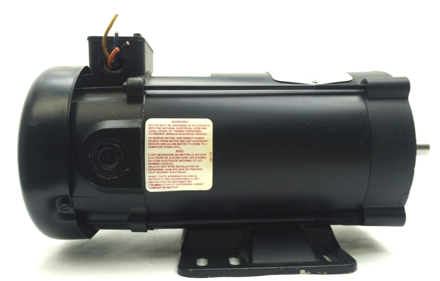 Used Fincor 9207509TFB DC Motor, 56C Frame, 3/4HP, 1750RPM, 5/8" Shaft, 90VDC