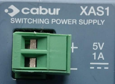 Used Cabur XAS1 Switching Power Supply, Input: 90-264V 0.2-0.07A, Output: 5VDC 1A