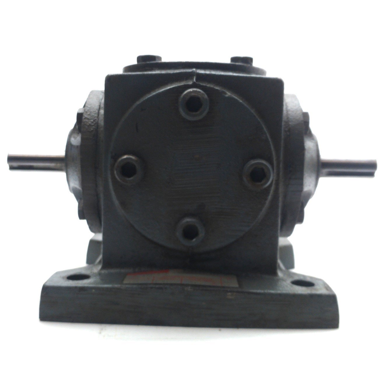 For parts or not working Boston Gear R131-BV1 Spiral Bevel Gear Drive, 1:1, 31 Frame, 4.2HP *Bad Seal*