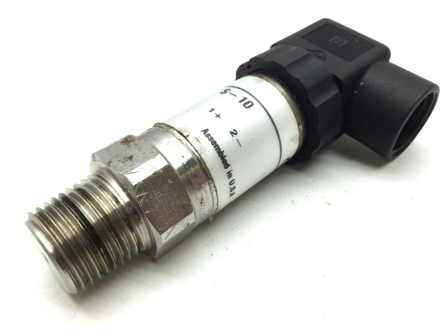 Used Wika 8348868 Pressure Transmitter Series 0-50PSI 10-30VDC, Signal 4-20mA S-10