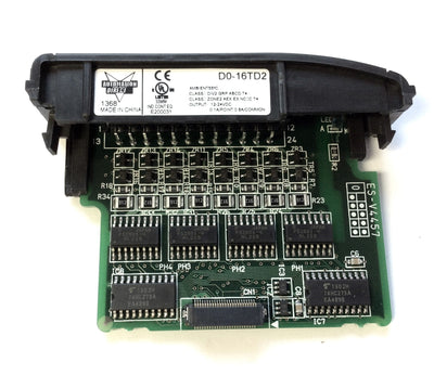 Used Automation Direct D0-16TD2 Discrete Output Module 16-Points, 12-24VDC, DL05/06