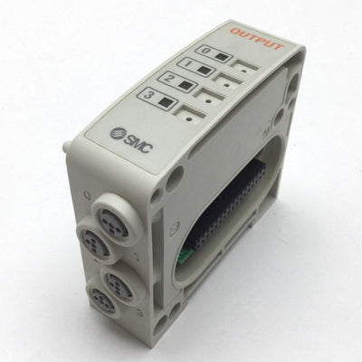 Used SMC IN508-01 Output Module Block, 4x Output Points, Supply: 24VDC 0.5A