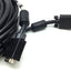 Used L-Com CTLF3VGAMM-50 VGA Cable HD15 Male to Male, Black Length 50', Ferrite Cores