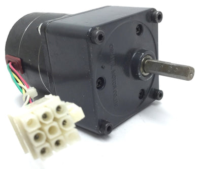 Used Vexta PH266-01GK Stepper Motor, Voltage: 6VDC, Current: 1.2A W/2GK18KA Gear Head