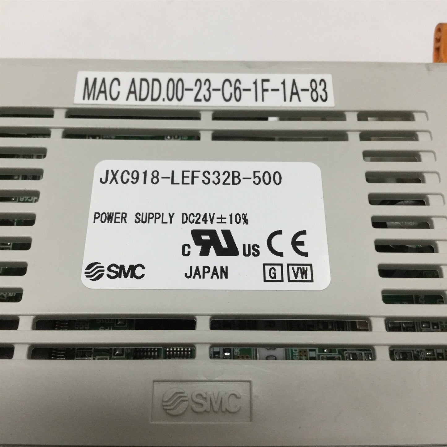 Used SMC JXC918-LEFS32B-500 Ethernet/IP Step Motor Motion Actuator Controller 24VDC